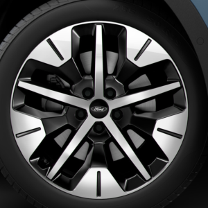 Aluminijasta platišča 19" zadaj, 5-kraka, Absolute Black and Bright Machined